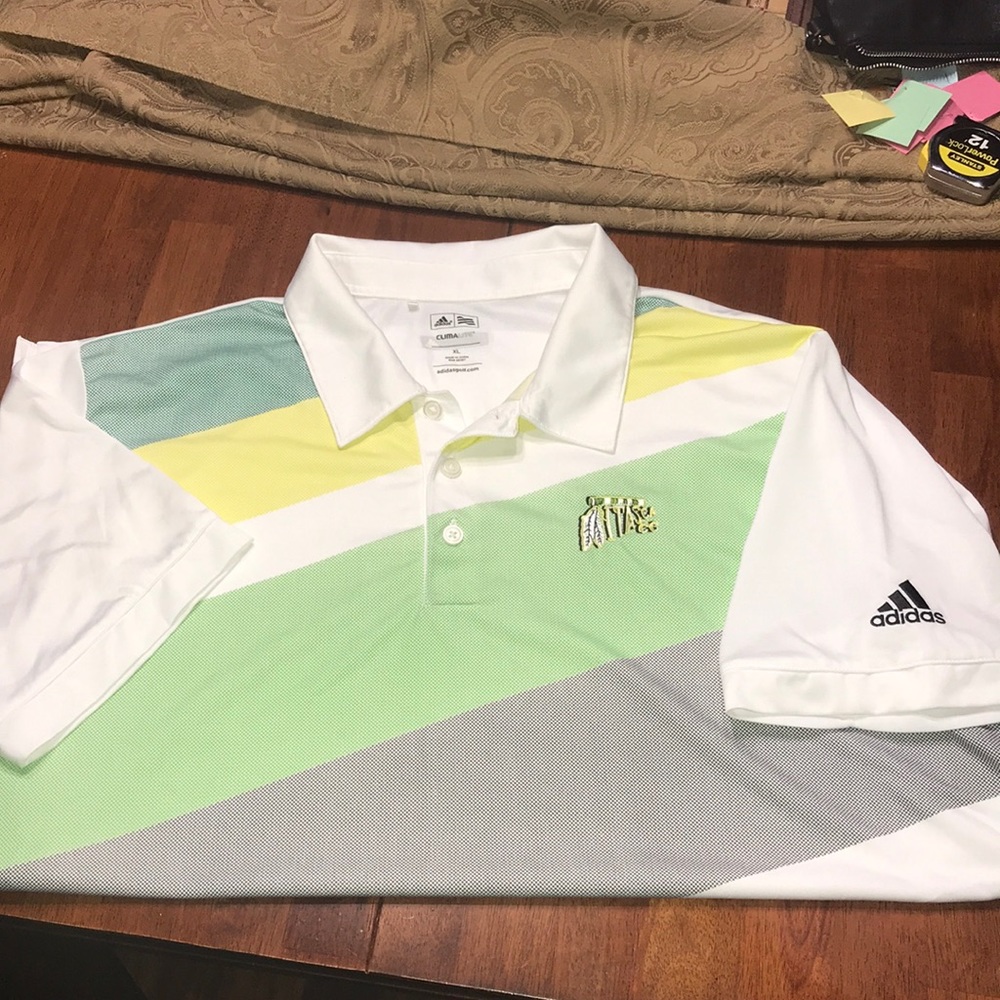 Adidas clima lite nice polo shirt like new size xl